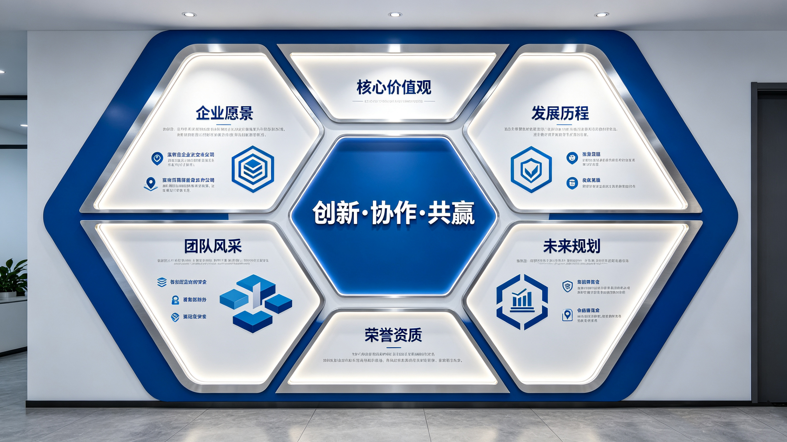 德钦企业文化墙六边形避坑指南（新手常犯5个错误）